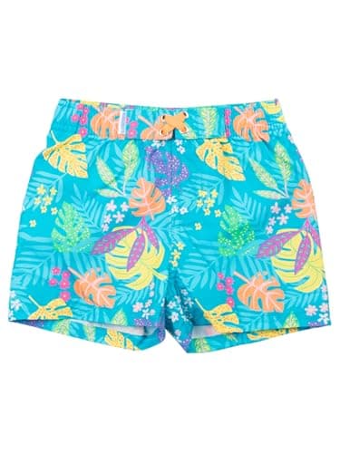 RUGGEDBUTTS Boys Classic Fruits & Florals Trunks - Boys Swim Trunks UPF 50+