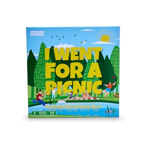 BINCA Card Game - I Went for a Picnic, Fun Memory Game for Kids Ages 6 and Up, Cognitive & Concentration Building, Gifts for Boys & Girls, 2-4 Players