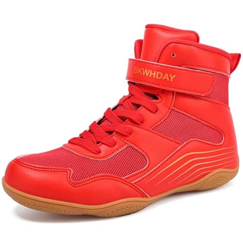 Kids Wrestling Shoes Youth Boys Girls Boxing Shoe Lightweight Breathable