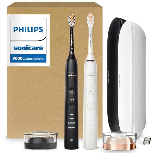 Philips Sonicare DiamondClean 9000 Electric Toothbrush Bundle, HX9912/71