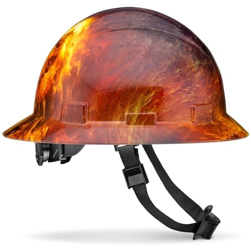 Acerpal Updated Full Brim Hard Hat, Stormy Sky Gloss, Padded, OSHA Construction Safety Approved Hardhats, Hard Hats for Men, Cascos De Construccion Helmet.