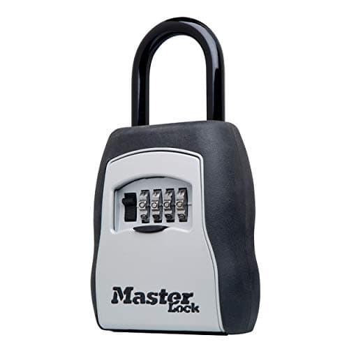 Master Lock Portable Key Lock Box, Combination Lock Box Holds 5 Keys 5400EC