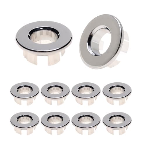 Mormchlots 10Pcs Sink Overflow Cover Rings, 30mm / 1.18" (Type-B)