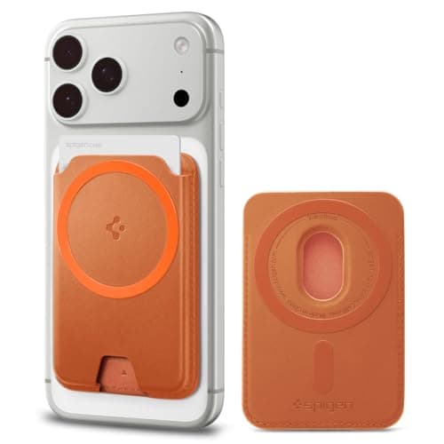 Spigen for MagSafe Wallet, Holds 3 Cards, Strong Magnet, Valentinus MagFit+
