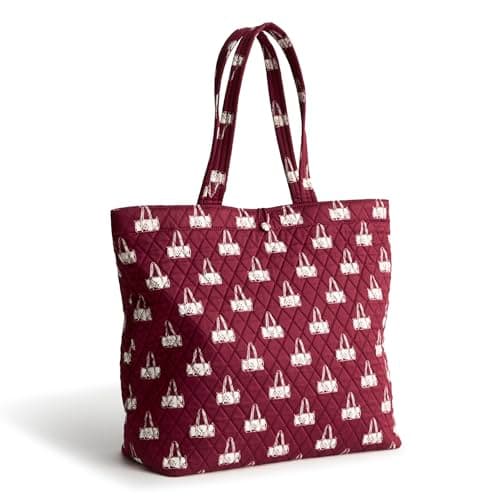 Vera Bradley Women's Premium Cotton Original Tote, Duffel Mosaic, One Size