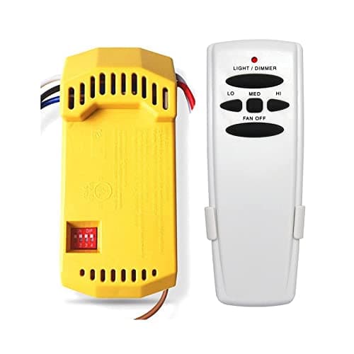 Universal Ceiling Fan Remote Control Kit with dimmer for Hampton Bay