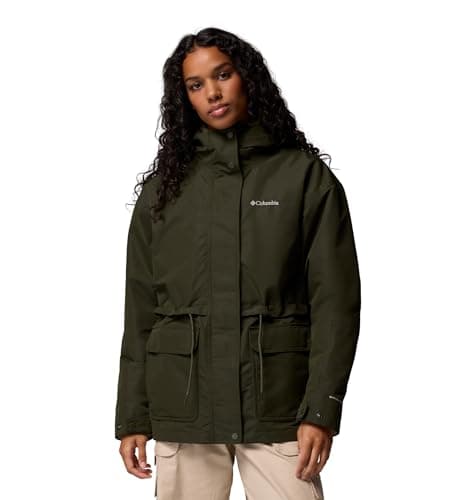 Columbia Womens Drop Ridge II Interchange Jacket, Greenscape, Small
