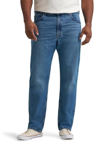 Lee Men's Big & Tall Legendary Regular Straight Jean, Henderson, 46W x 30L