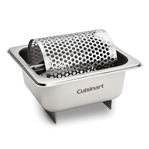 Cuisinart Stainless Steel Butter Wheel, Raised Bottom Butter Roller for Griddle for Golden Crust and Even Spread, Kitchen Grill Accessory for Burgers, Bread, BBQ, Cookouts, Tailgates
