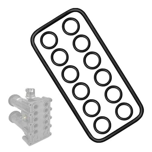 LOBIUTIYA 77707-0120 Heater Manifold O-Ring Kit Compatible with MasterTemp 200 250 300 333 400 & Max-E-Therm Pool Heaters, EPDM Rubber Tube Sheet Coil Sealing Manifold O-Ring Replacement Kit