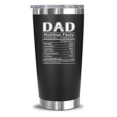 NewEleven Fathers Day Gift For Dad - Daddy Birthday Gifts From Daughter, Son, Kids - Birthday Present Ideas For Father, New Papa, Bonus Father - 20 Oz Tumbler