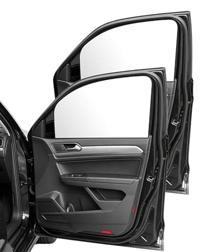 ILBVWQY Car Sun Shade,Car Accessories Universal Magnetic Side Window Sun Shade,Black Out Window Cover,Protects Privacy,Reflects Sunlight,Automotive Windows Sunshades (Silver, Front Window)