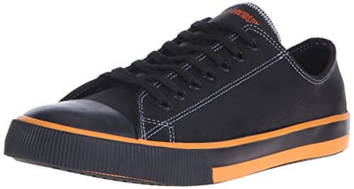 Harley-Davidson Men's Roarke, Blk/Orange Vulcanized LowCut, 7
