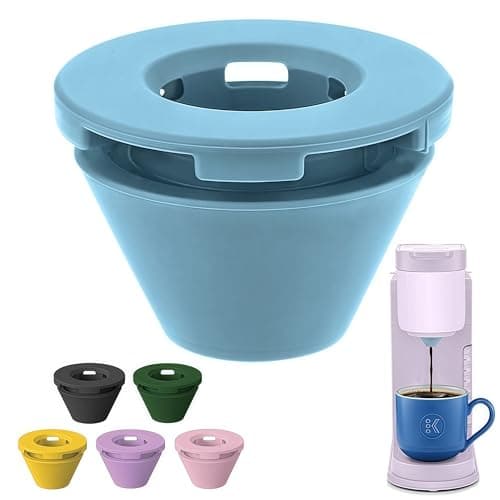 Silicone Anti-Leak Coffee Spout for Keurig K-Mini & Express - Splash-Proof Accessory, No Mess Drip-Free Design, Easy to Clean & Reusable (Fits K-Mini Series)(blue)