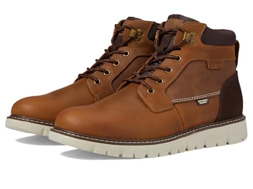 Nunn Bush Men's Karnak Plain Toe Boots Chukka, Tan, 9 Wide