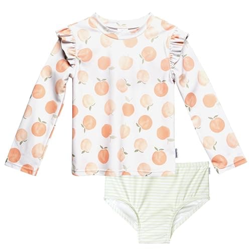 Gerber Baby Girls Rashguard Set Peaches 5 Years