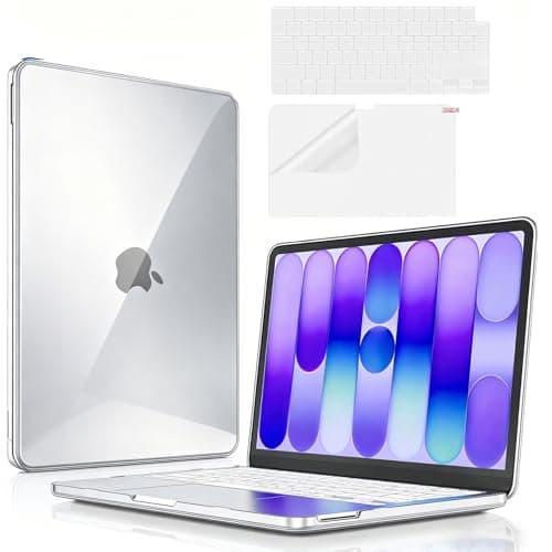 Compatible with MacBook Neo Case 13 inch 2026 A3404 A18 Pro, Crystal Clear