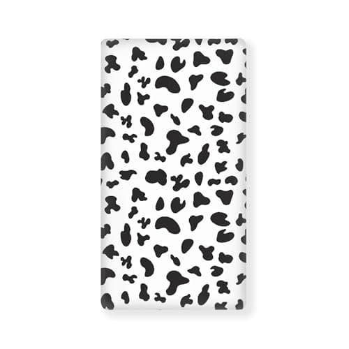 Streeyiu Cow Print Baby Crib Sheets for Boys Girls Black and White Fitted Crib Sheet for Standard Crib and Toddler Mattress Cute Animal Skin Baby Mattress Sheets Toddler Bed Sheet 52x28x8 in