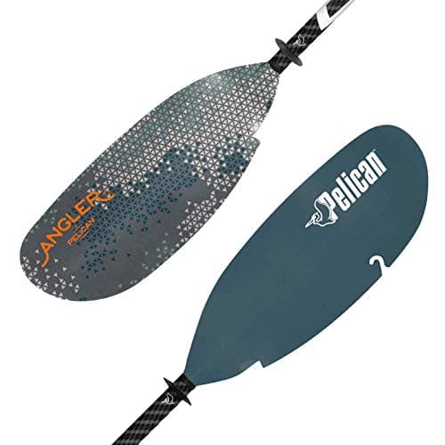 Pelican The Catch Kayak Paddle - Adjustable Fiberglass Shaft with Nylon Blades - Lightweight and Adjustable Perfect for Kayak Fishing - 98.5 in - Artic Blue