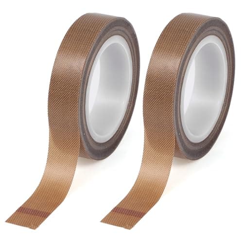 ElevateTech LED Light Strip Masking Tape Soften Tape 0.5in x 33ft Light Dimming Masking Cover Sticker Brown for Zero Clearance Tapes Indoor Outdoor 2Pcs