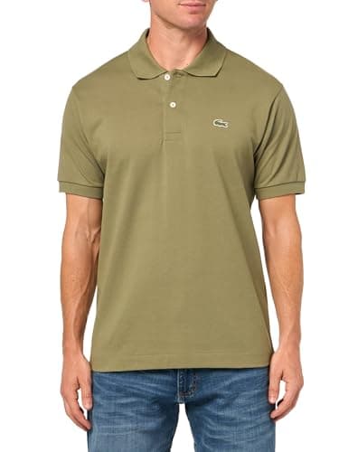 Lacoste Men's Classic Fit L.12.12 Original Piqué Polo Shirt, Khaki, XX-Large