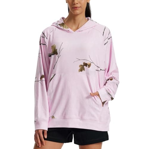 LOOGU Women's Camo Oversized Hoodies Sweatshirts Fleece Hooded Casual Pullover Fall Winter Long Sleeve with Pocket