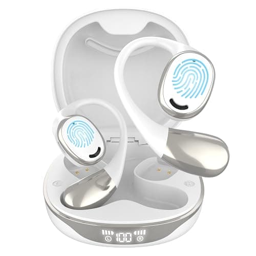 AI Translation Earbuds, OWS Real-Time 3-in-1 Translation Earbuds 144 Languages & Accents, Audifonos Traductores Inglés Español, Translation Device for Travel Business Learning,White