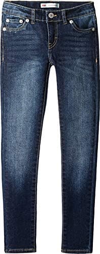 Levi's Big Girls' 710 Super Skinny Fit Classic Jeans, Blue Asphalt, 10