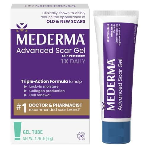 Mederma Advanced Scar Gel, Cepalin Scar Treatment, Old and New Scars, 50g