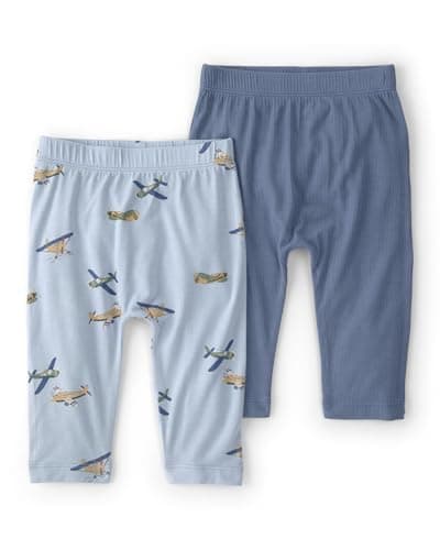 Carter's Boy PurelySoft 2-Pack Pant, Vintage Plane, 3M
