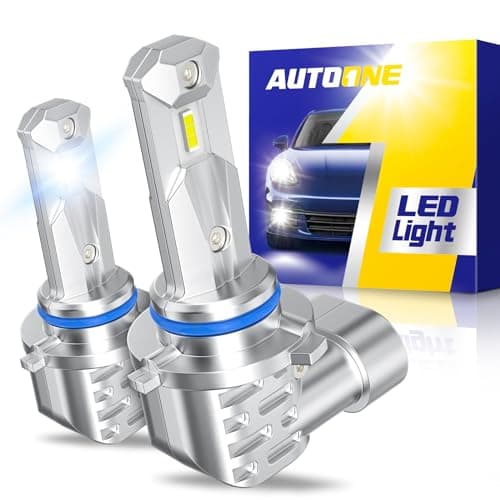 AUTOONE H10 Fog Bulb, 7 Times Brighter H10 Bulb, 3 Min Quick Install, No Flicker, 20 Years Lifespan