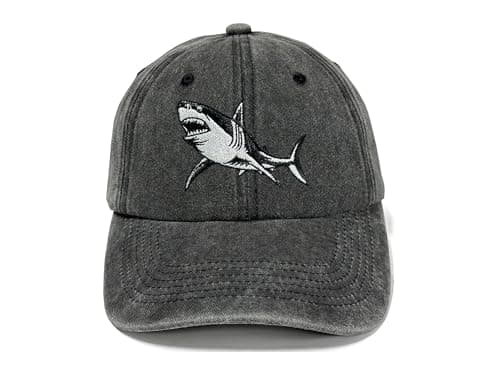 Horpe Shark Hat, Ocean Animal Lover Gifts for Men Women, Fishing Dad Hat