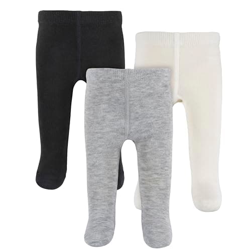 Gerber Baby Girls' Toddler Footed Sweater Knit Tights, Grey Heather, 4T-5T