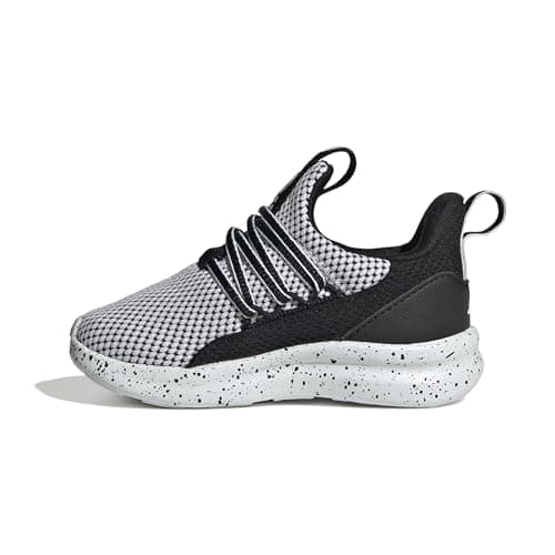 Adidas Unisex-Kids Lite Racer Adapt 7.0, White/Black/Black, 5K