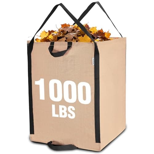 WORKPRO Heavy Duty 72-Gallon Reusable Yard Waste Bags, Light Tan
