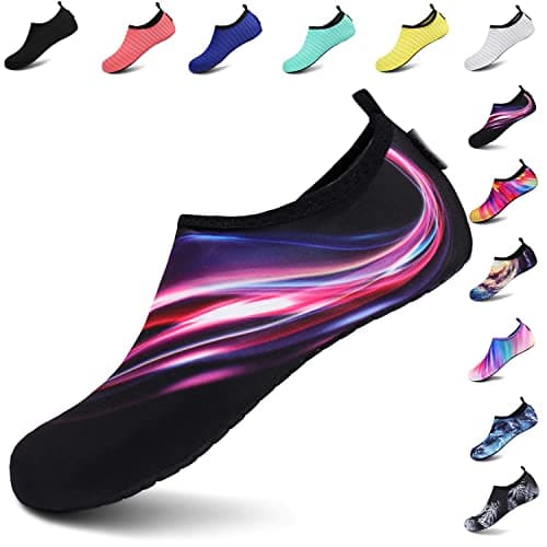 VIFUUR Water Sports Unisex Shoes Purple/Red Aperture - 7.5-8.5 W US / 6-7 M US (38-39)