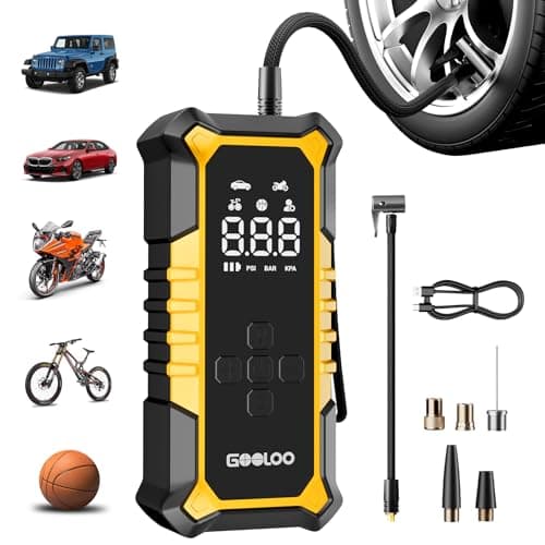 GOOLOO A6 Gear 160 PSI & 7500mAh Tire Inflator Portable Air Compressor