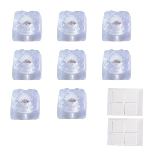 Fukaisu 8pcs Cooling Pad for CalDigit TS4 TS5 Plus TS3 Plus Thunderbolt Dock, Anti-Scratch Heightening Pad Support Pads Replacement Part Risers Accessories for Heat Dissipation