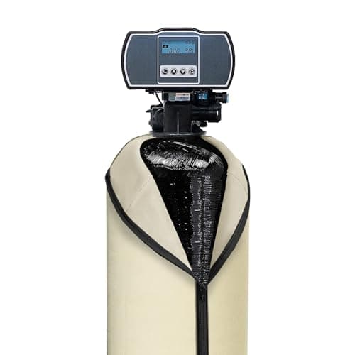 Bitubi Water Softener Neoprene Sweat Jacket, Outdoor Water Softener and Filter Tank Cover to Prevent Sweating, Water Softener Insulated Cover (10x54, Beige)
