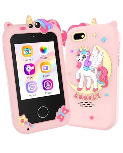 KAKTIN Kids Smart Phone, Touchscreen Toddler Learning Play Cell Phone