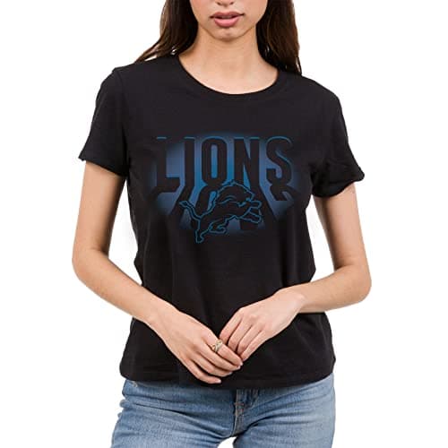 Junk Food Clothing x NFL - Detroit Lions - Team Spotlight - Women's Short Sleeve Fan T-Shirt - Size X-Large