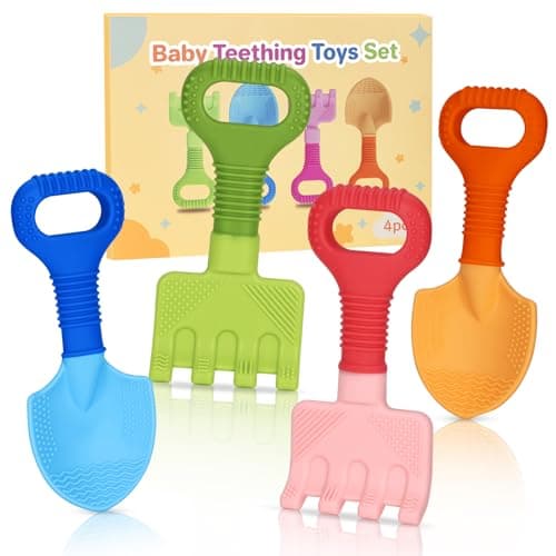 Silicone Baby Teether Toys for Baby Boys, Teething Relief Chew Toys