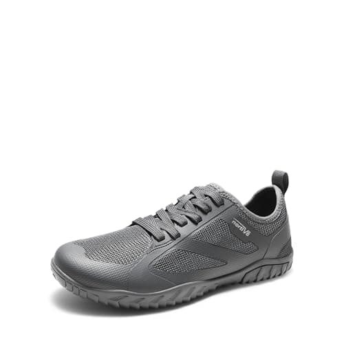 NORTIV 8 Barefoot Water Shoes for Women Men Minimalist Breathable & Comfortable Beach Swim Boat Pool Outdoor Walking Shoes, Zero Drop Sole, Seagull,Size M9/L10.5,Dark Grey