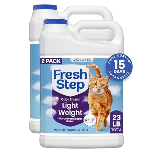 Fresh Step Advanced Odor Shield Light Weight Clumping Litter, 11.5 lb., 2Pk