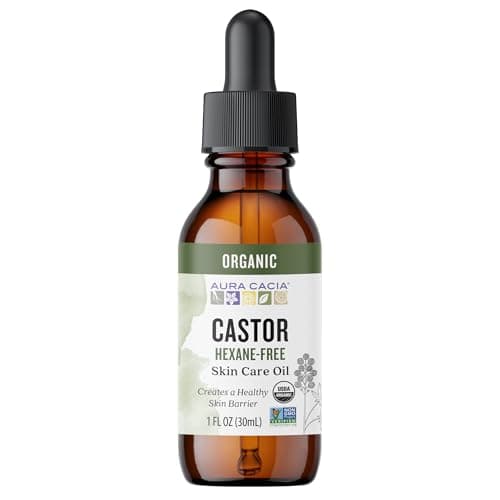 Aura Cacia Organic Castor Oil 1 fl. oz.
