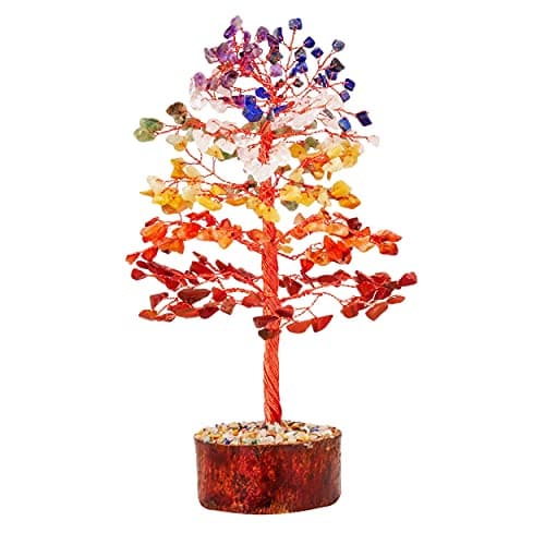 FASHIONZAADI Seven Chakra Tree of Life - Crystal Tree Housewarming Gifts