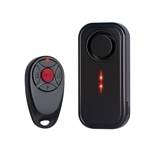 HoneTeek Anti-Theft Bike Alarm with Remote, 113db Wireless Vibration Motorcycle Bike Alarms for Ebikes Scooter with LED Lights, Waterproof Car Alarm System with Motion Sensor, Bike Accessories