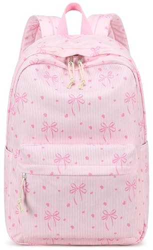 Bluboon School Backpack for Teen Girls Bookbags Elementary High School Corduroy Laptop Bags Women Travel Daypacks