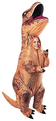 Rubies Original T-Rex Inflatable Costume for Kids, One Size