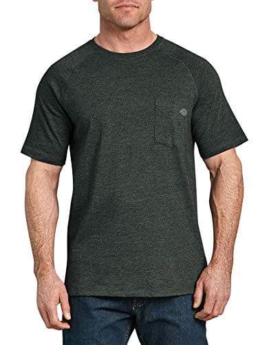 Dickies mens Short Sleeve Performance Cooling Tee Big-tall T Shirt, Hunter Heather, 4X US